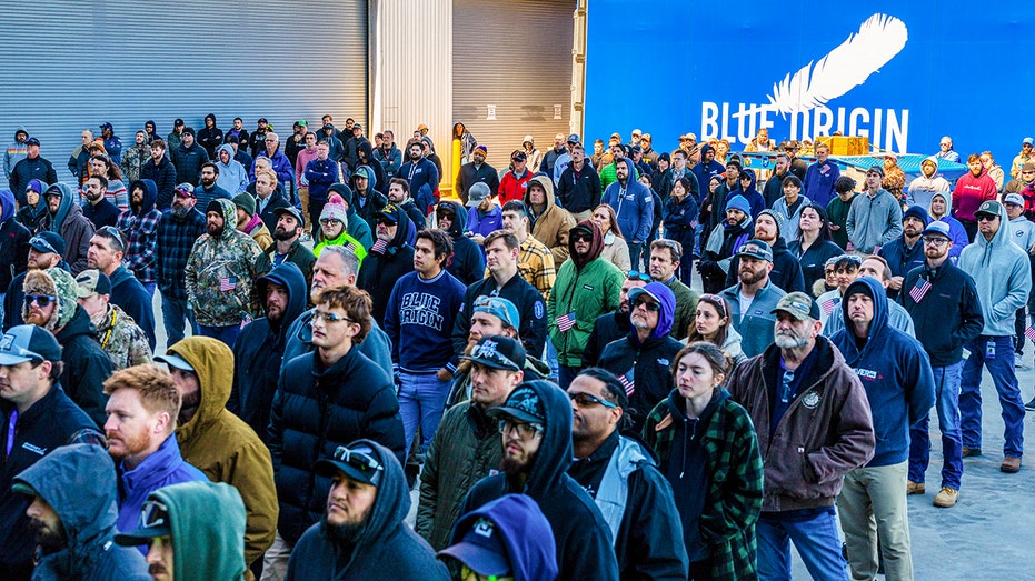 Blue Origin workers at Florida manufacturing plant