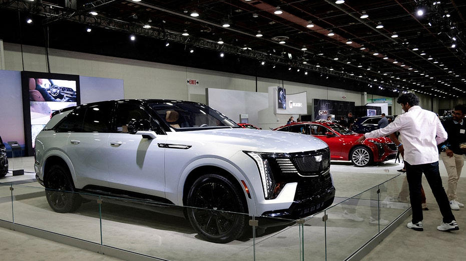 A Cadillac all-electric 2025 Escalade IQ