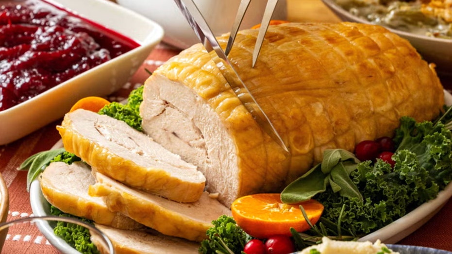 A turkey, as part of Costco's Thanksgiving meal bundle