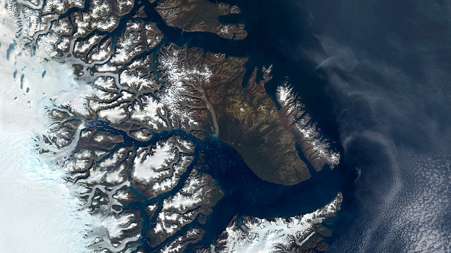Satellite view of Jameson Land Basin.