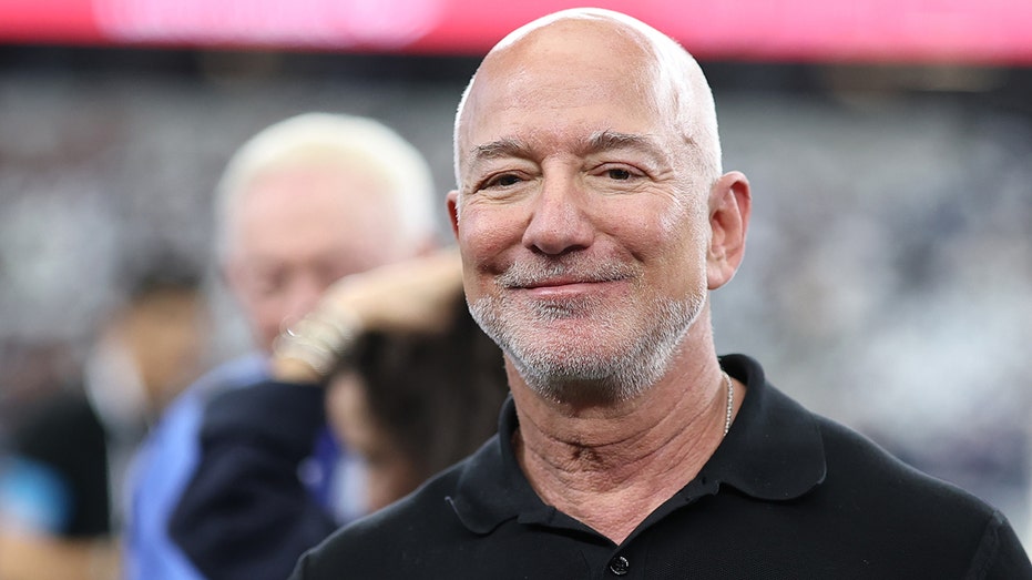 Jeff Bezos at NFL game