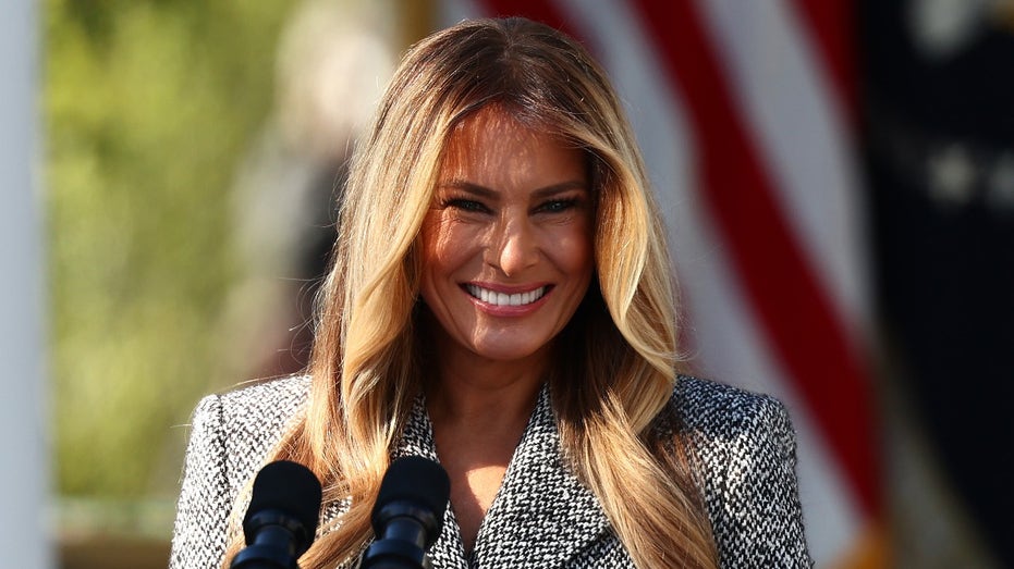 Melania Trump at the White House in October 2026.