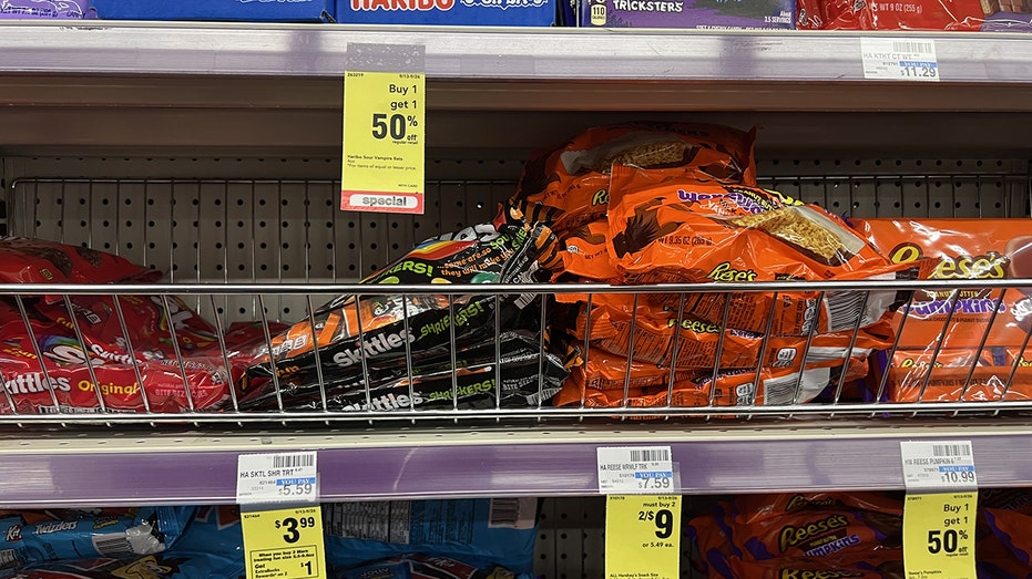 Halloween Candy Display
