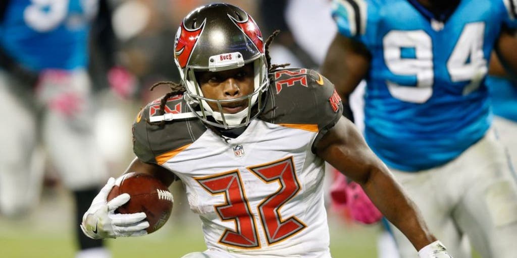 Jacquizz Rodgers of the Bucs carries the ball during the NFL