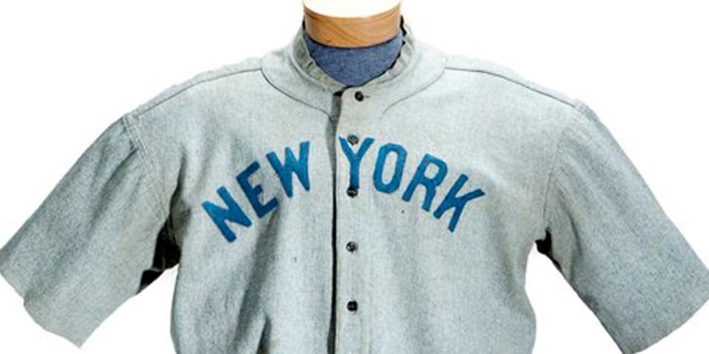 Babe Ruth's circa 1920 New York Yankees' jersey is predicted to