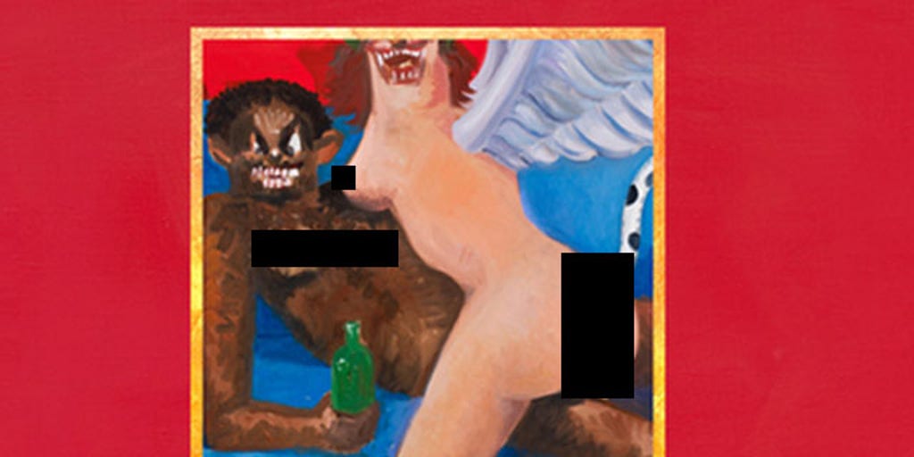 kanye west my beautiful dark twisted fantasy banned cover