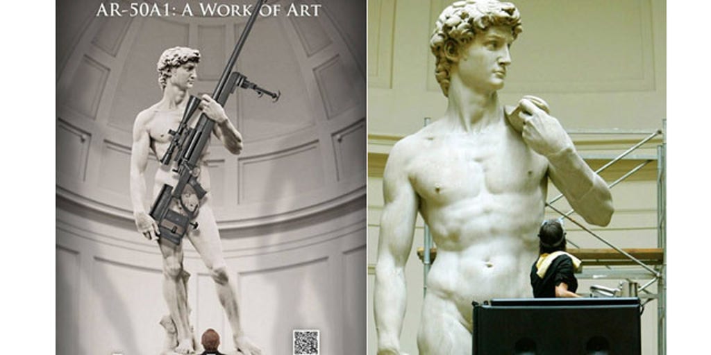 Italian government up in arms over use of Michelangelo's 'David' in gun ad