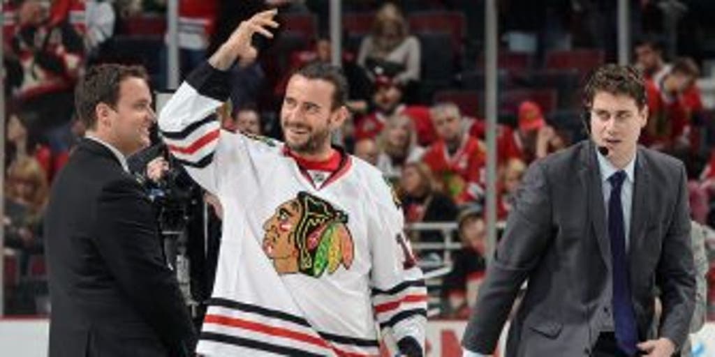 CM Punk pays off bet with L.A. Kings' mascot, posts sad picture