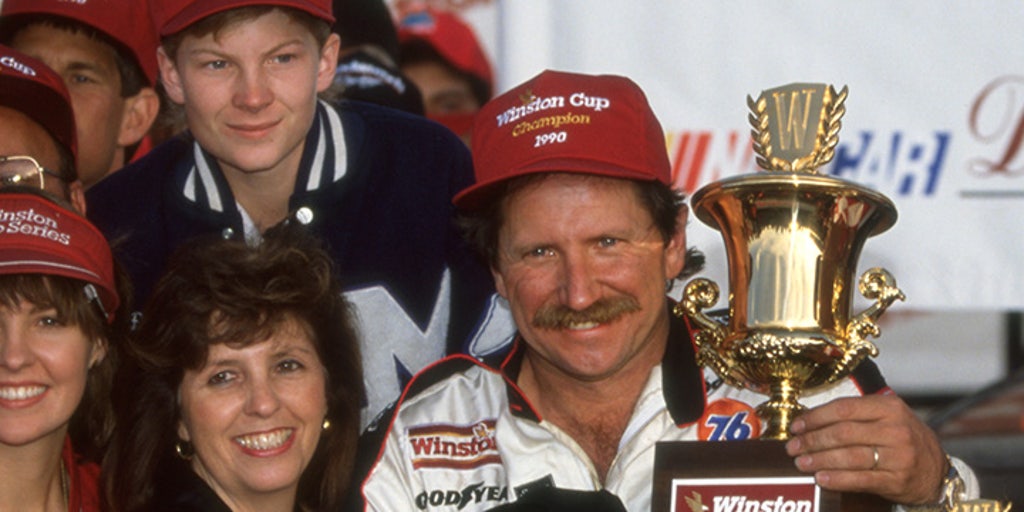 Hat from Dale Earnhardt's 1990 Winston Cup championship run up for