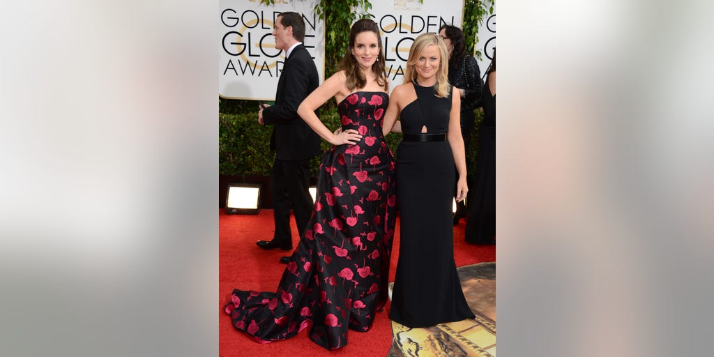 tina fey golden globes dress This Is the Last Great Celeb Snap of 2012. Naturally, It's of Tina Fey and  Amy Poehler