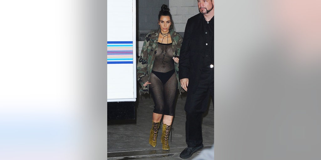 kim k mesh dress black Kim Kardashian Black Long Sleeve Dress Kardashian Style Kim Kardashian Black Mesh Dress Kim Kardashian's