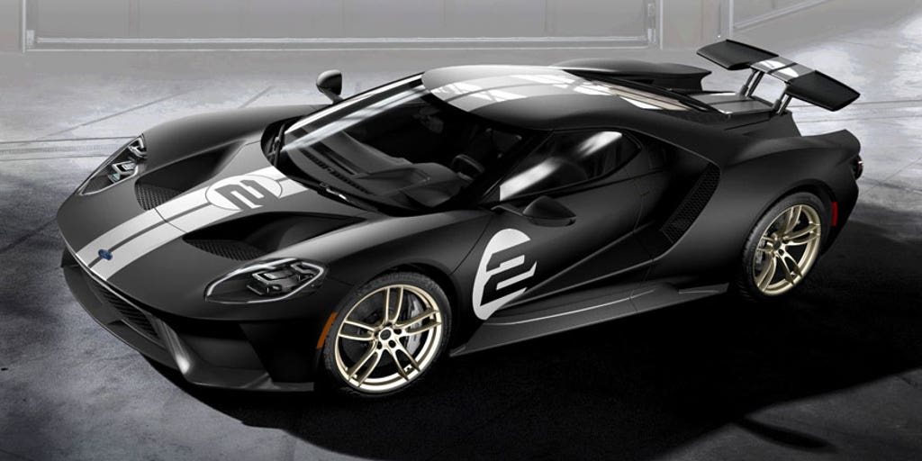 The 2017 Ford GT '66 Heritage Edition is a carbon fiber