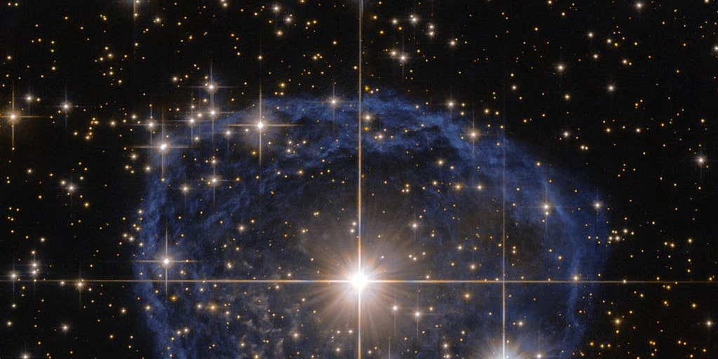 Hubble captures star's stunning blue bubble | Fox News