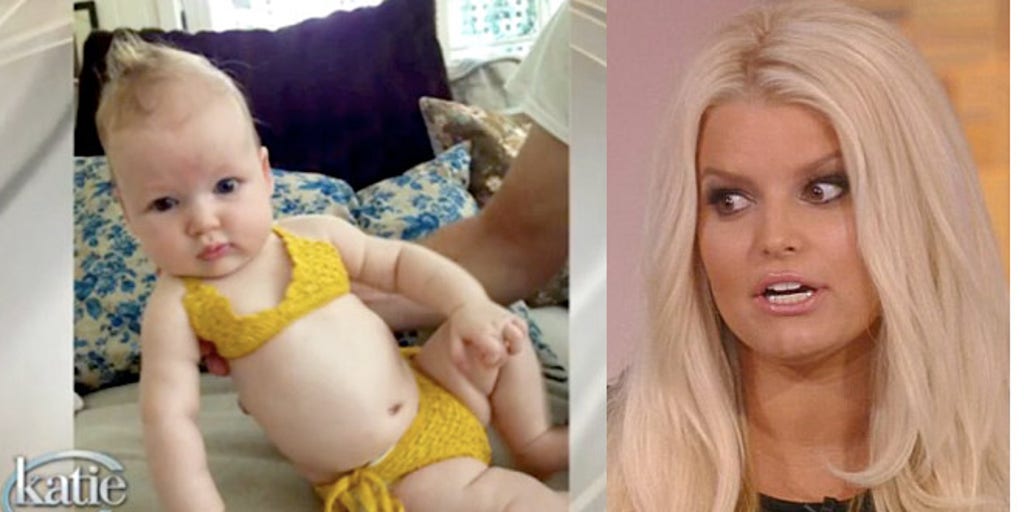 Jessica Simpson slammed for dressing four-month-old daughter Maxwell in  bikini