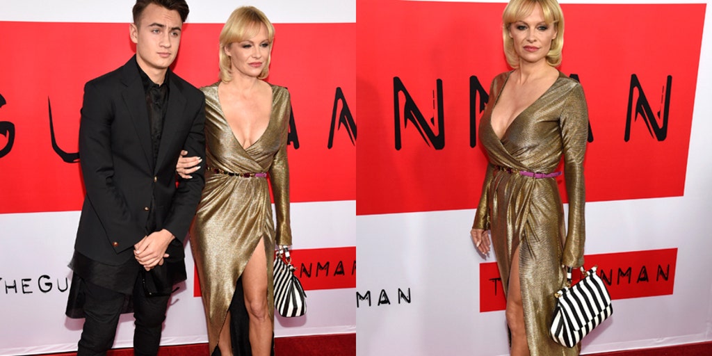 Pamela Anderson stuns on red carpet with son post-split