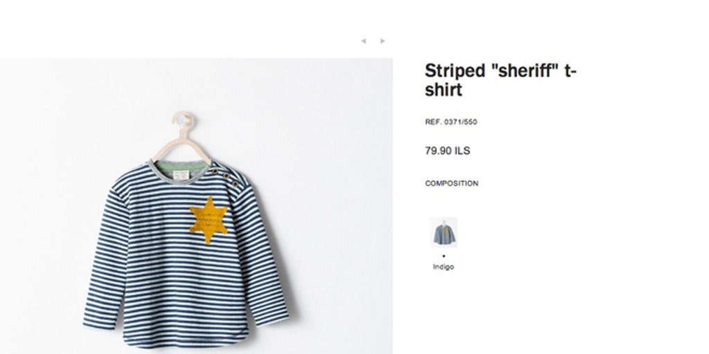 zara star of david shirt