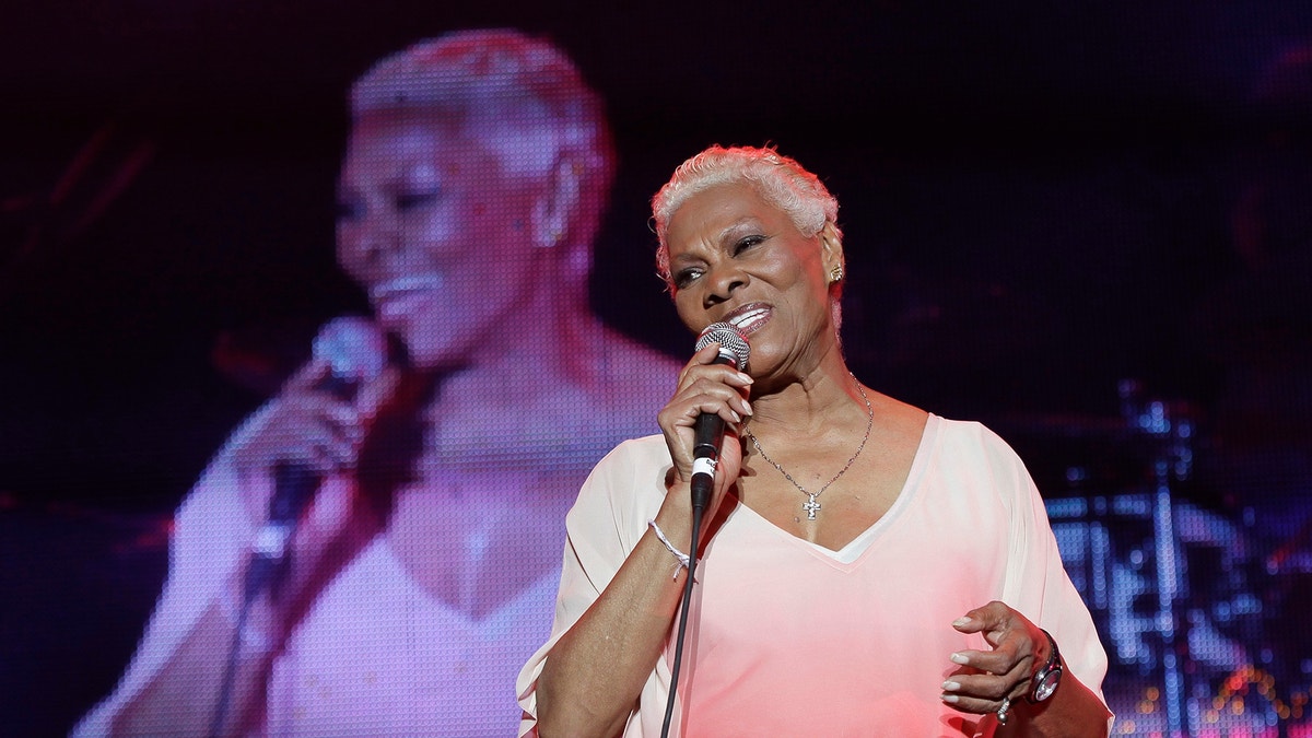 Dionne Warwick during a performance