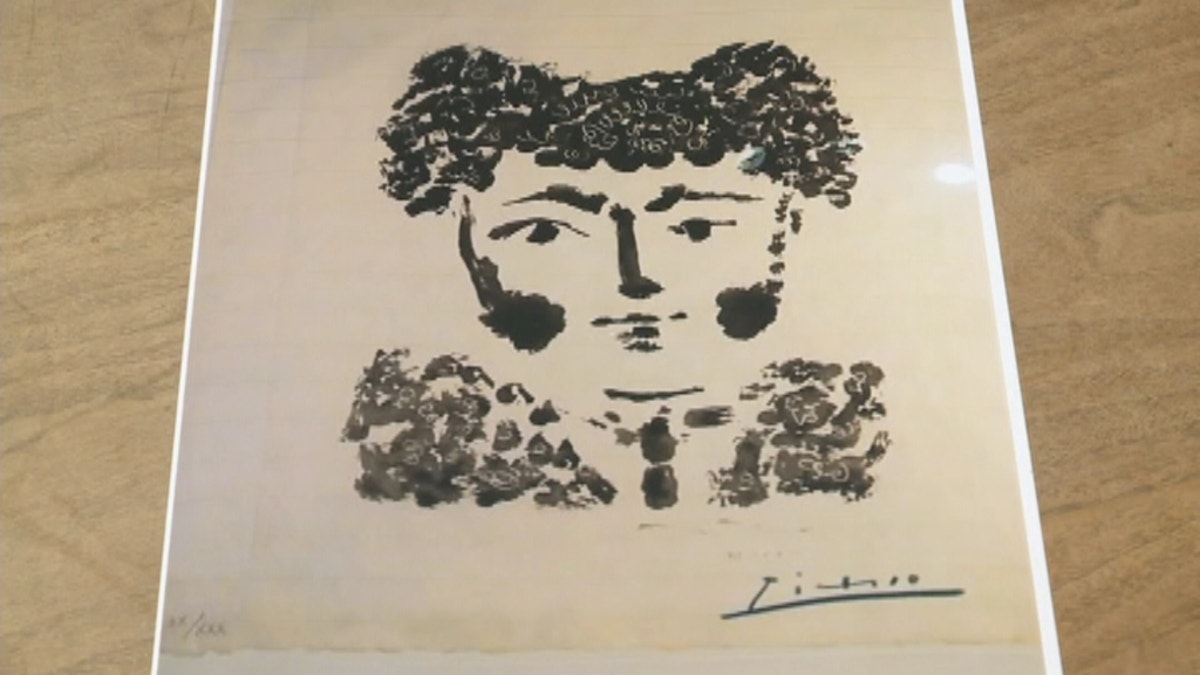 1949 picasso print stolen