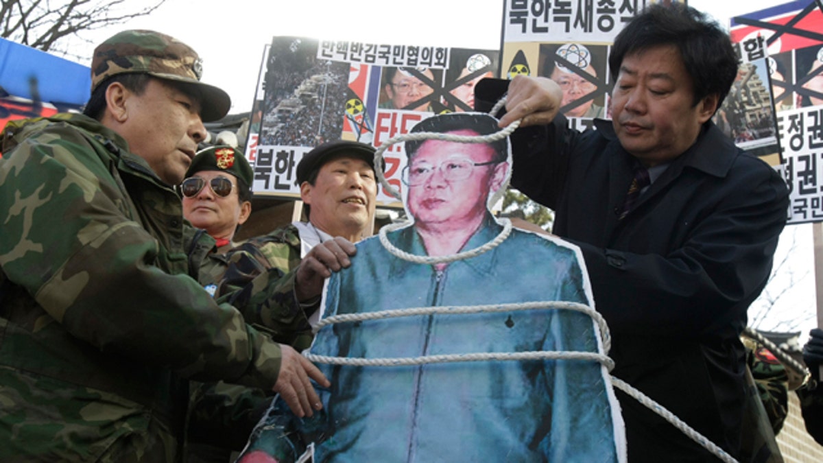 South Korea North Korea Protest