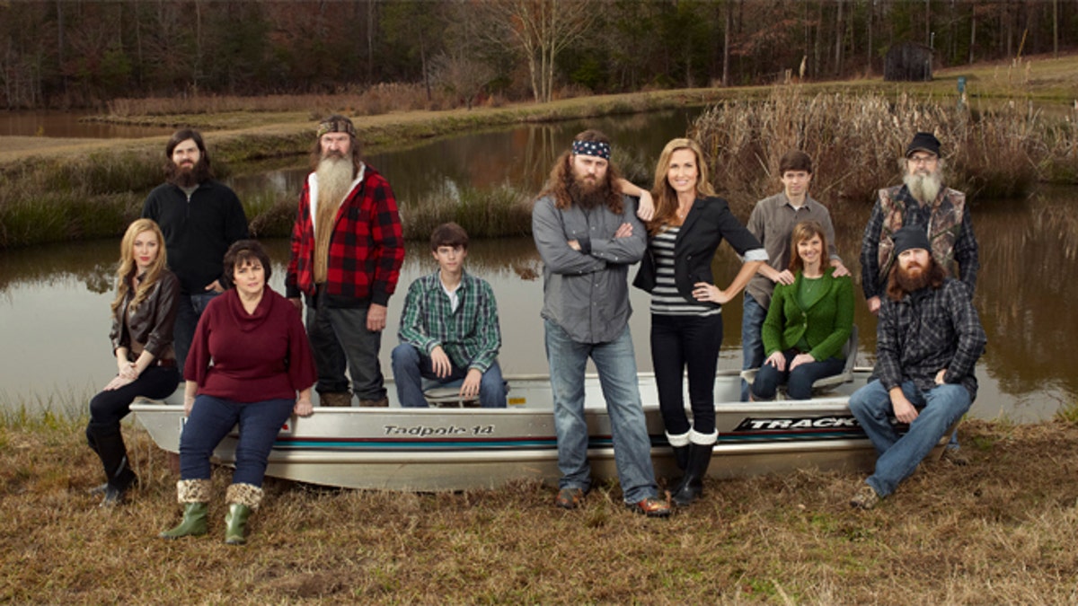 The Robertson family from A&E's 