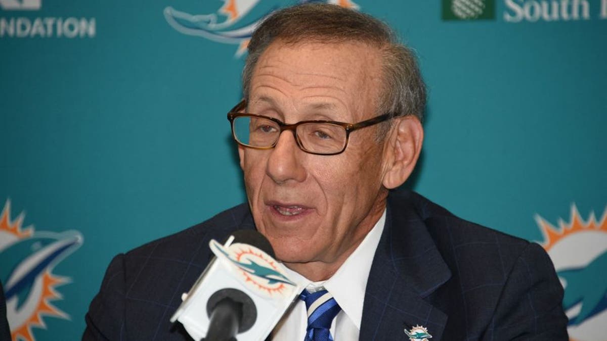 DAVIE, FL - MARCH 11: Miami Dolphins owner Stephen M. Ross at a news conference introducing Ndamukong Suh on Wednesday, March 11, 2015 in Davie, Florida. (Photo by Ron Elkman/Sports Imagery/Getty Images)