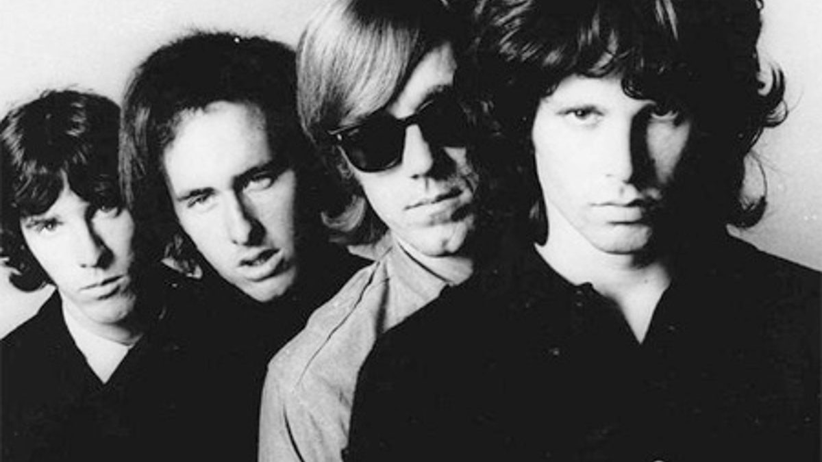 The Doors are seen in 1969. From left are John Densmore, Robby Kreiger, Ray Manzarek and Jim Morrison. (Associated Press)