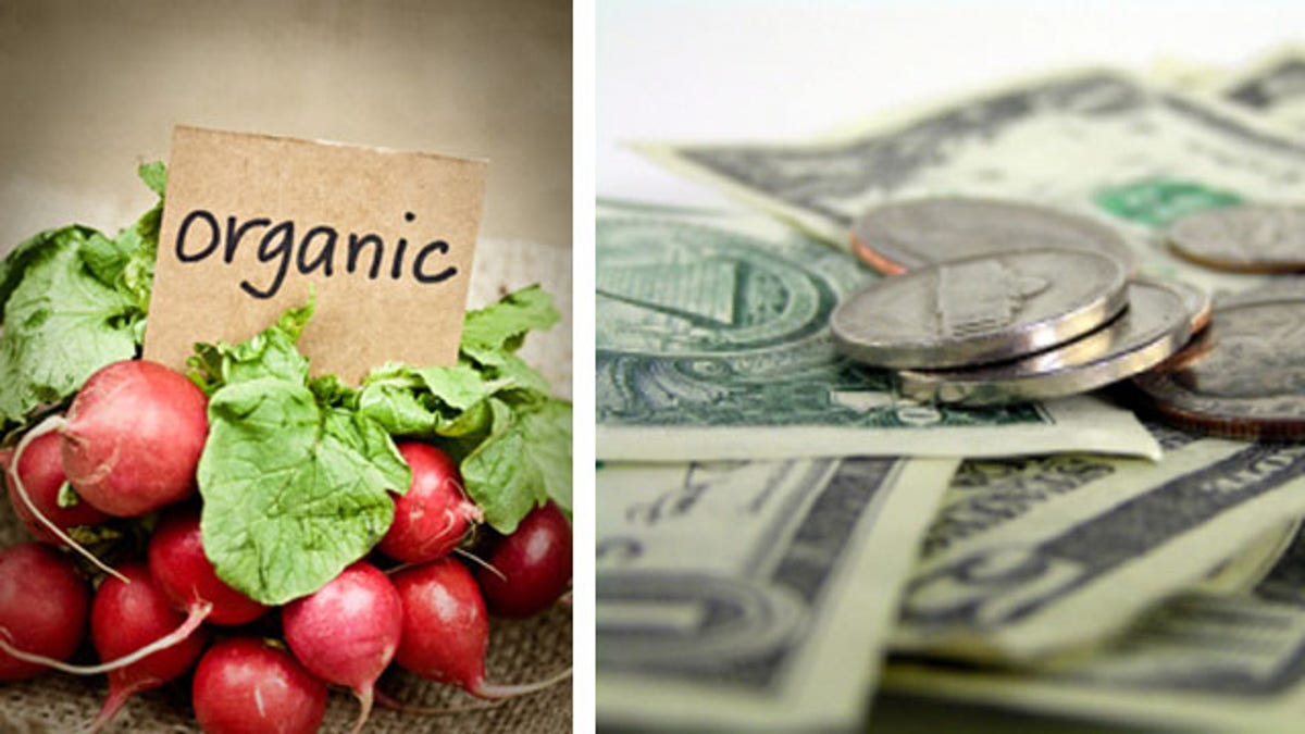 Reduced-price organic vegetables
