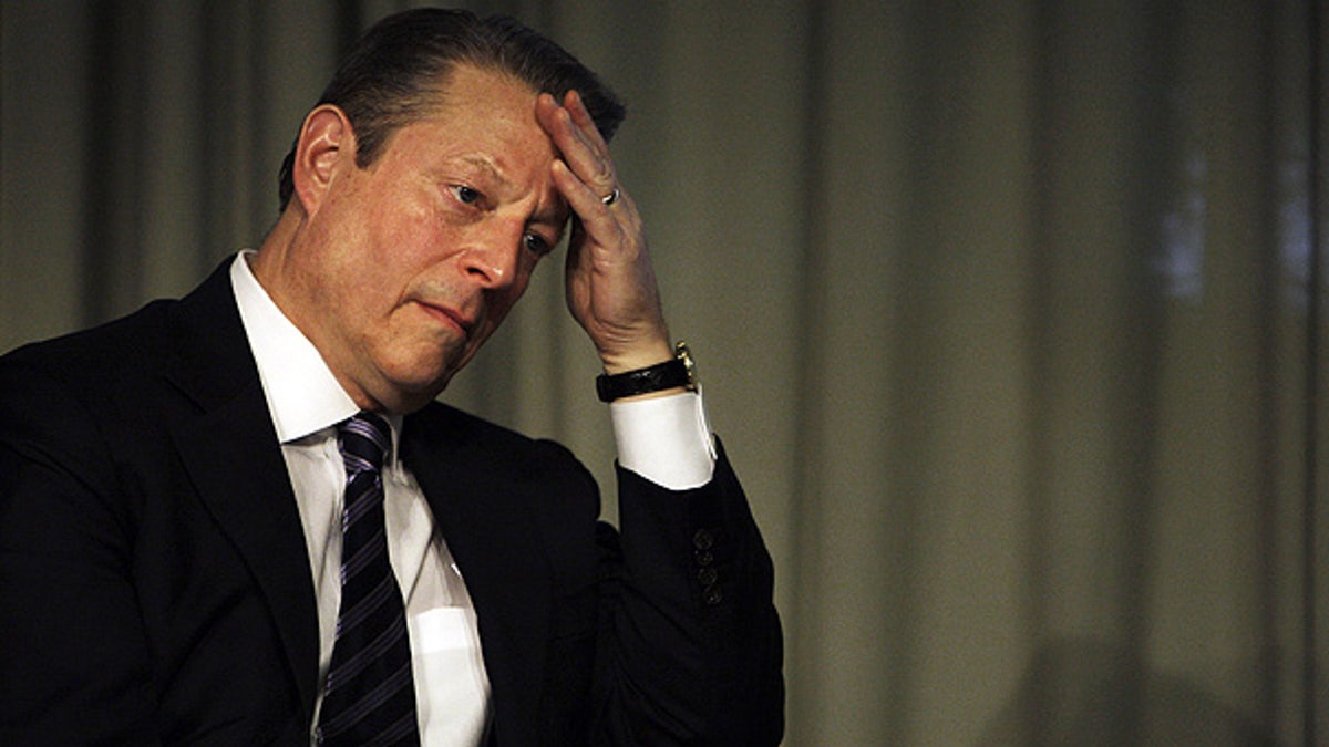 Former Vice President Al Gore at the UN Climate summit in Copenhagen, Denmark.