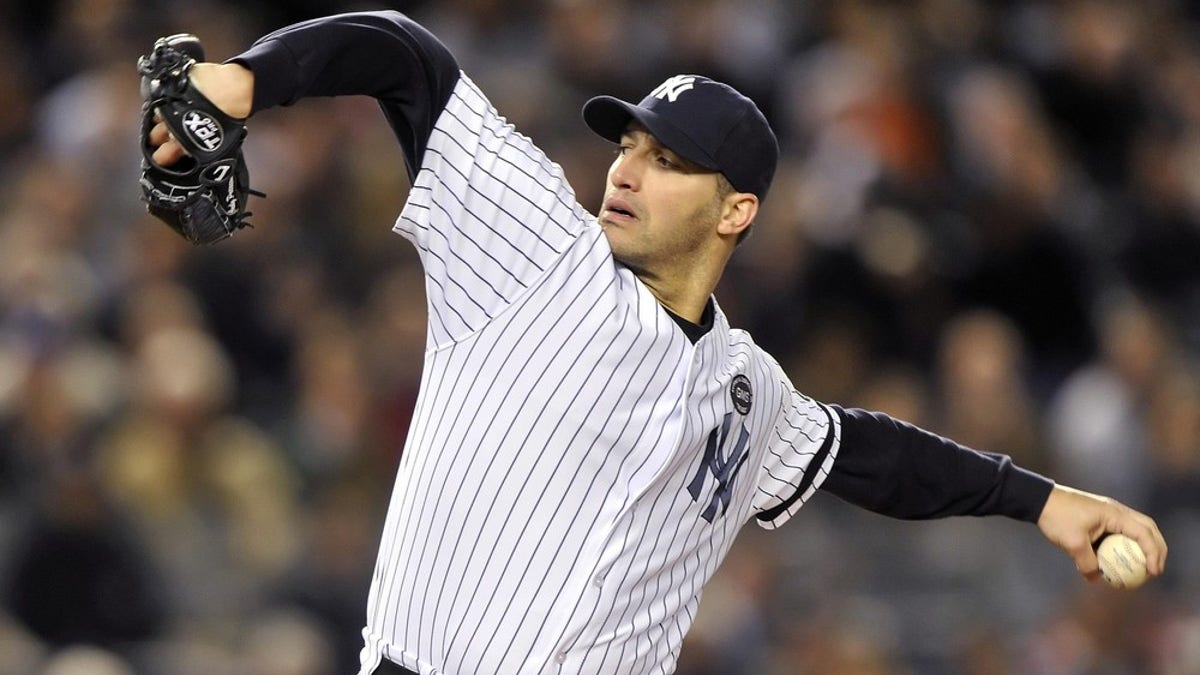 New York Yankees pitcher Andy Petitt