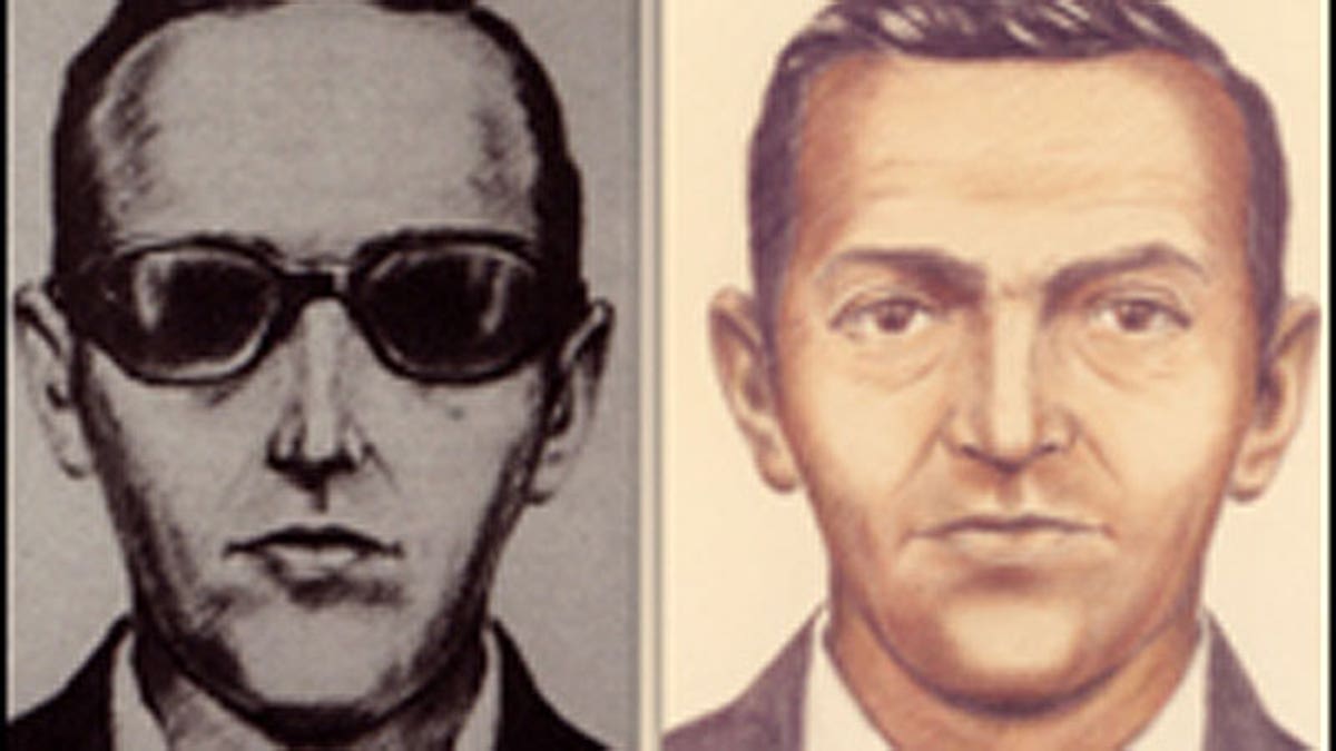 These sketches provided by the Federal Bureau of Investigation show suspected hijacker D.B. Cooper.