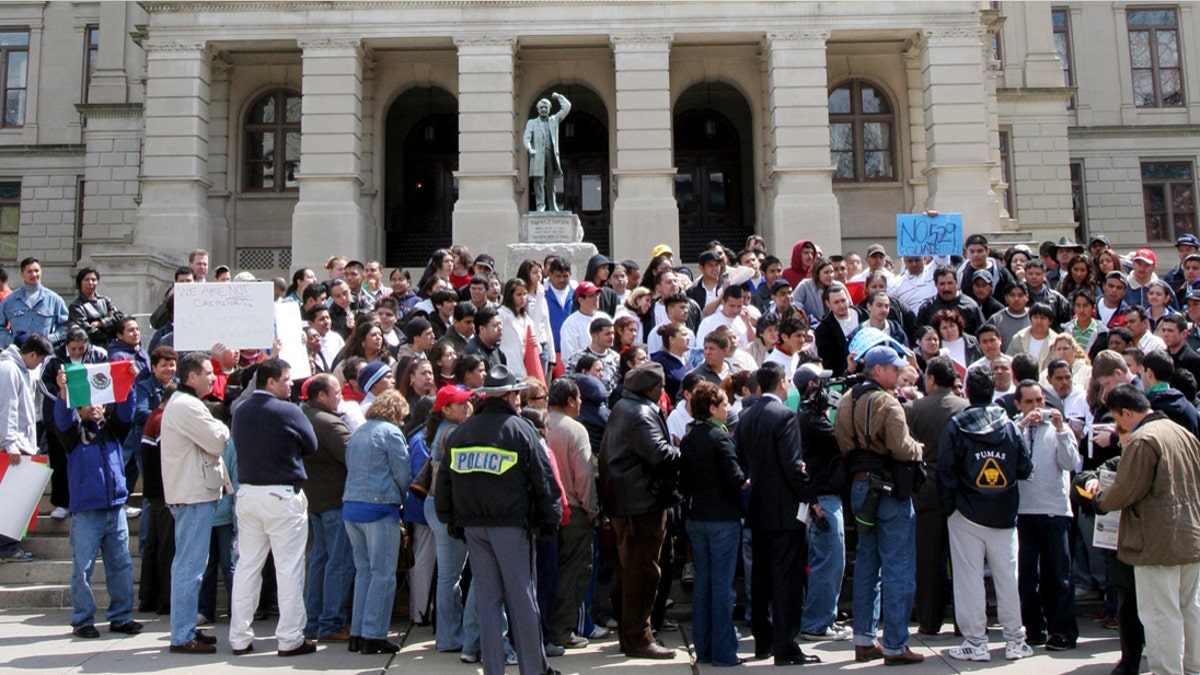 IMMIGRANT WORK STOPPAGE