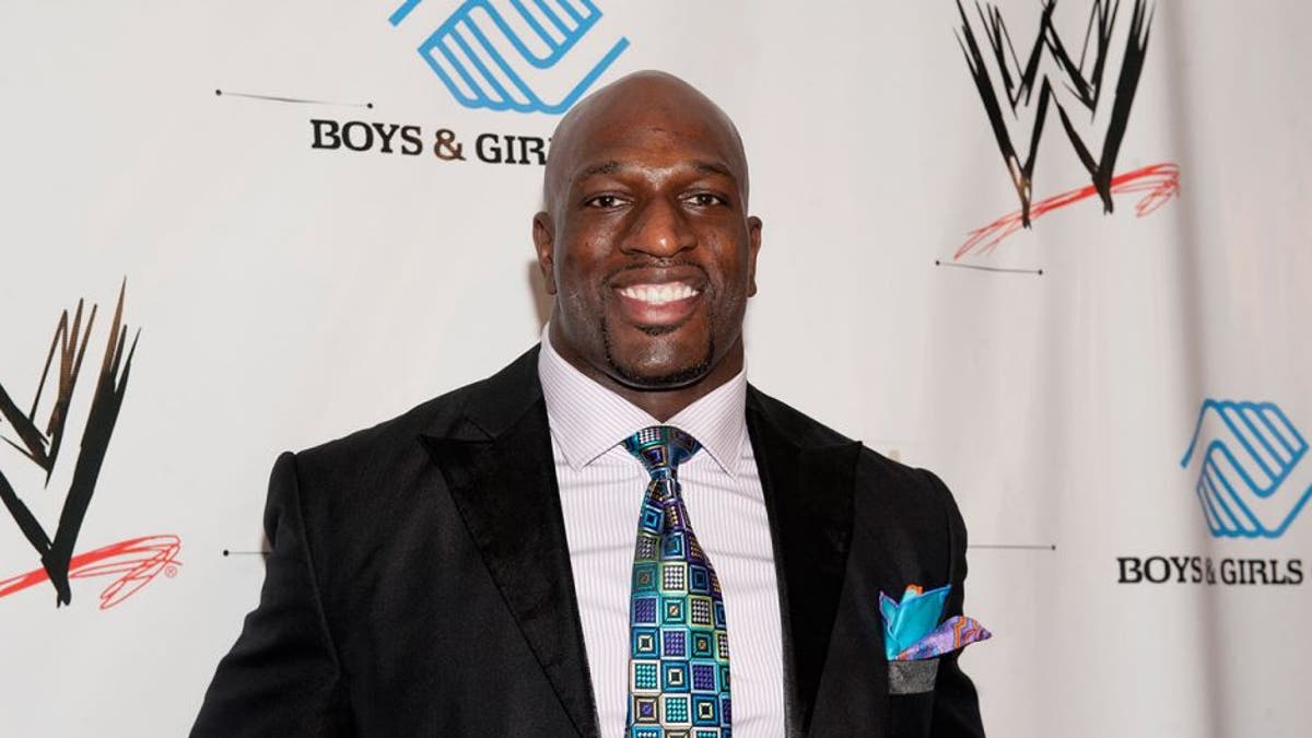 NEW ORLEANS, LA - APRIL 03: Titus O'Neil attends WWE's 2014 SuperStars For Kids at the New Orleans Museum of Art on April 3, 2014 in New Orleans City. (Photo by Erika Goldring/Getty Images)