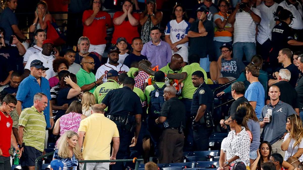 Fan dies after falling from upper deck at Atlanta's Turner Field
