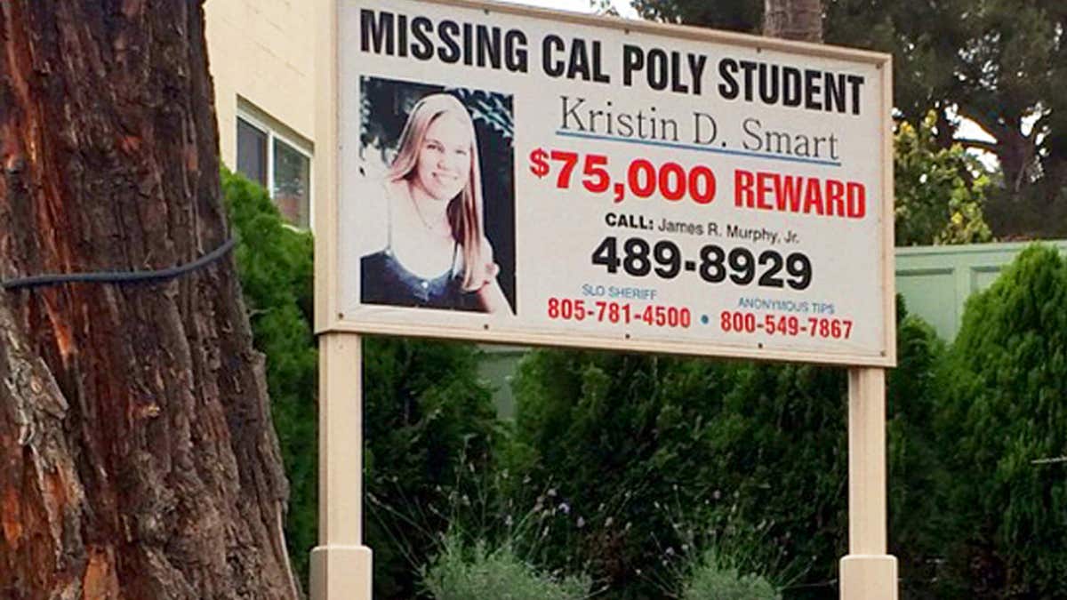 billboard showing kristin smart, who disappeared in 1996