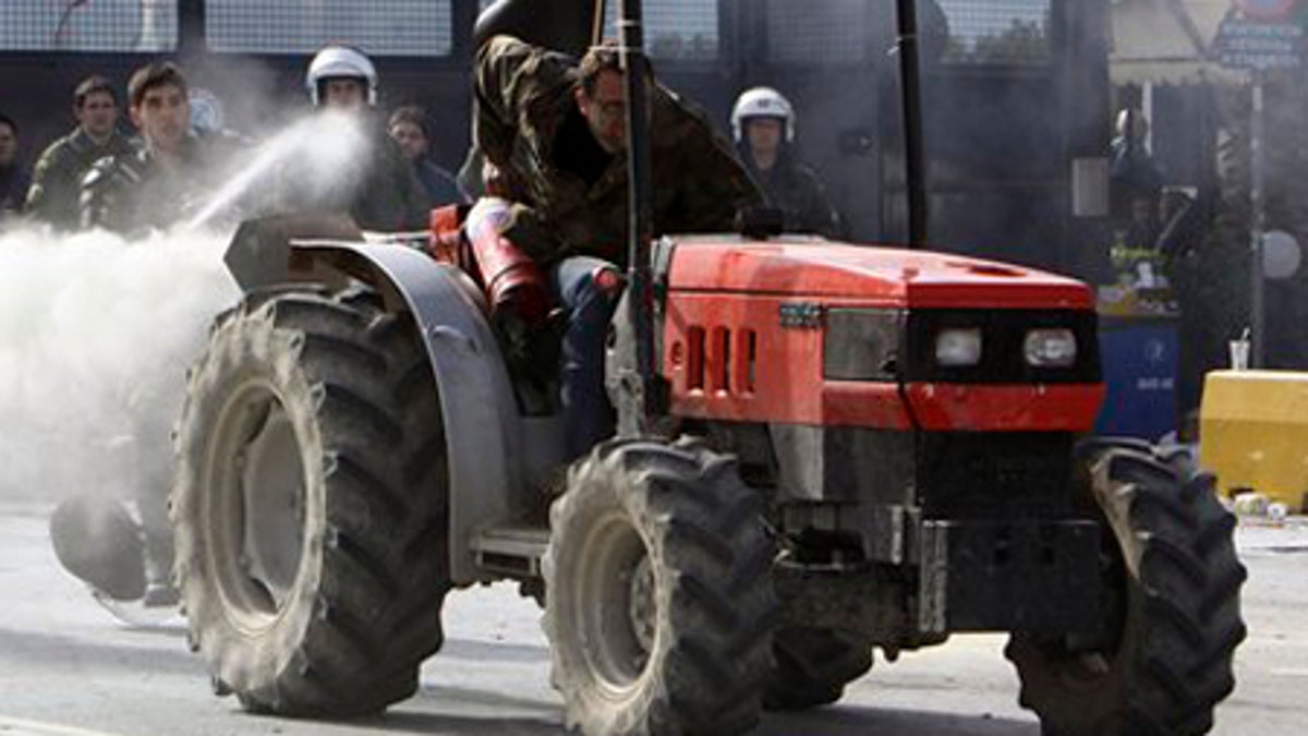 Greece Farmers Protest