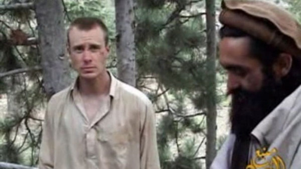 This image provided by IntelCenter Wednesday Dec. 8, 2010 shows a framegrab from a new video released by the Taliban containing footage of a man believed to be Spc. Bowe Bergdahl, the only known American serviceman being held in captivity in Afghanistan, a group that tracks militant messages on the Internet said Wednesday. (AP Photo/IntelCenter) MANDATORY CREDIT: INTELCENTER; NO SALES; EDS NOTE: 