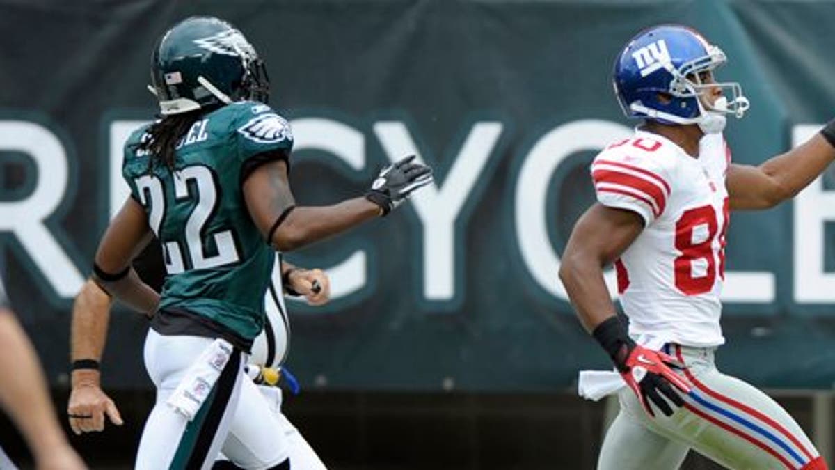 21 Aug, 2010: New York Giants wide receiver Victor Cruz (3