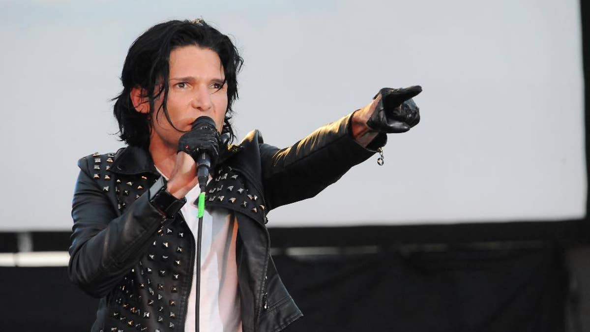 FILE - In this May 25, 2013 file photo, Corey Feldman performs in Los Angeles. After being widely ridiculed for a music performance on Friday, Sept. 16, 2016, on the 