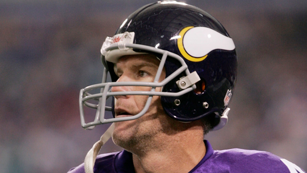 Vikings Favre Start Football