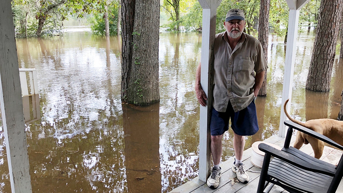 Pastor Willie Lowrimore of The Fellowship With Jesus Ministries talks about the flooding of his church in Yauhannah, S.C., on Monday, Sept. 24, 2018.