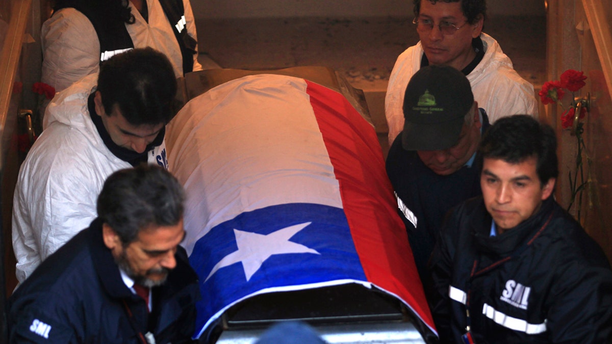 APTOPIX Chile Allende Autopsy