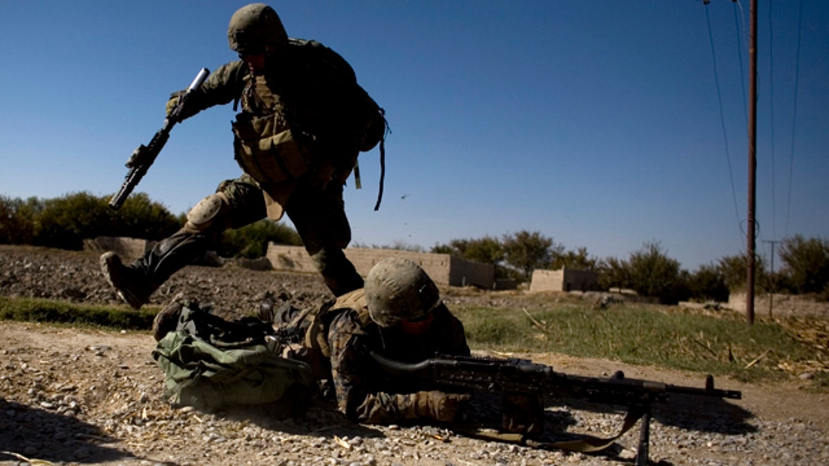 APTOPIX Afghanistan US Marines