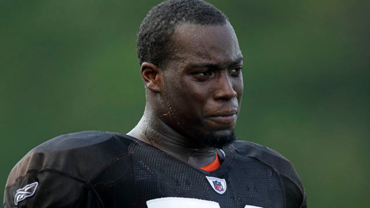 Browns Benard Collapses Football