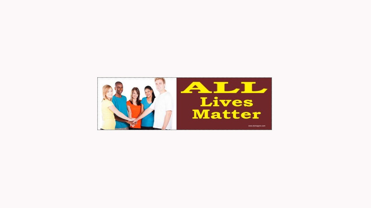1280 All Lives Matter bumper sticker