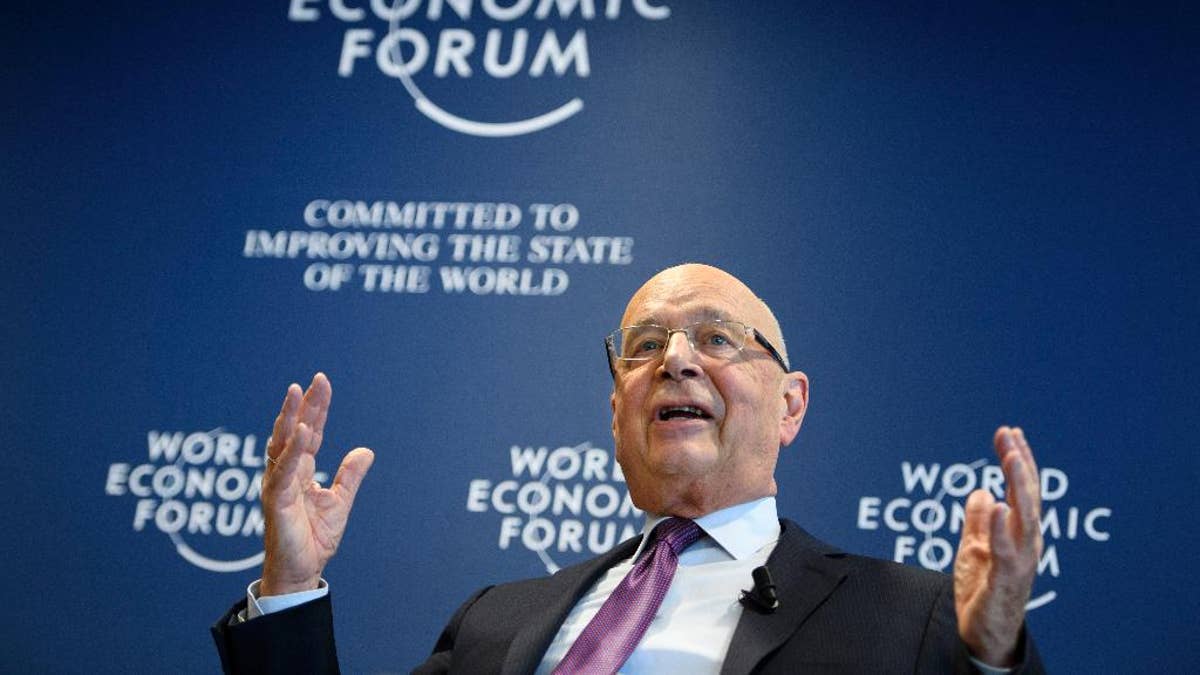 German Klaus Schwab, founder and president of the World Economic Forum, WEF
