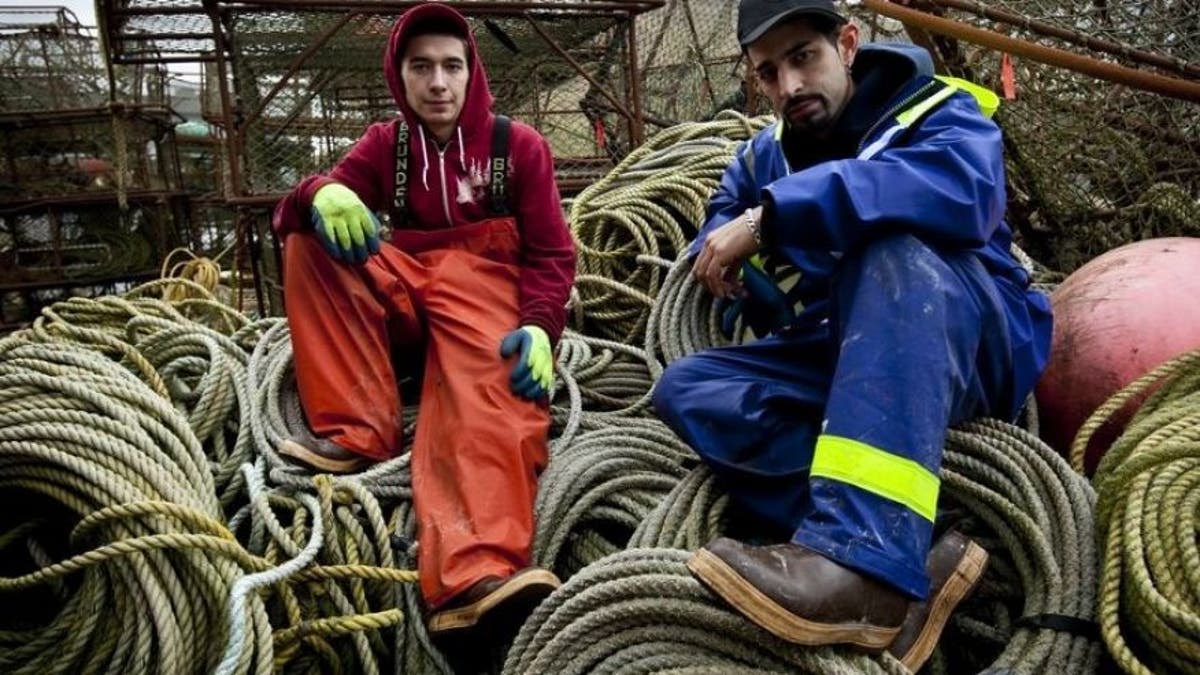 Cornelia Marie Deckhands and brothers Jake Harris (left) and Josh Harris are photographed during Deadliest Catch season six.