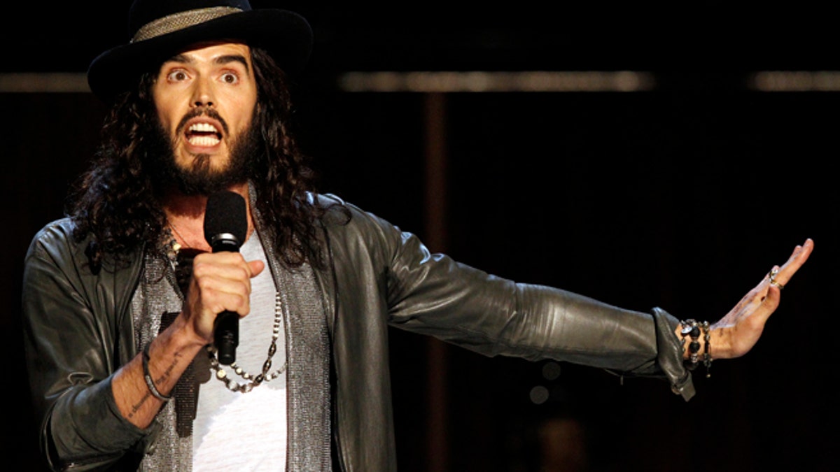 Actor and comedian Russell Brand.