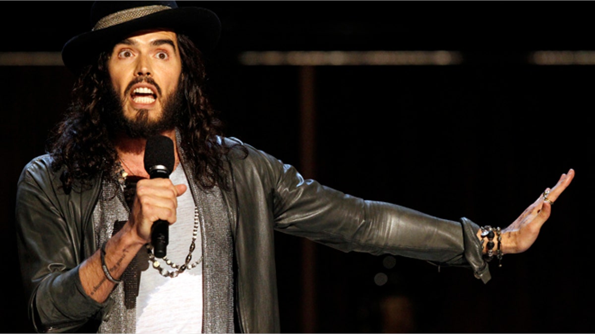 Actor and comedian Russell Brand.