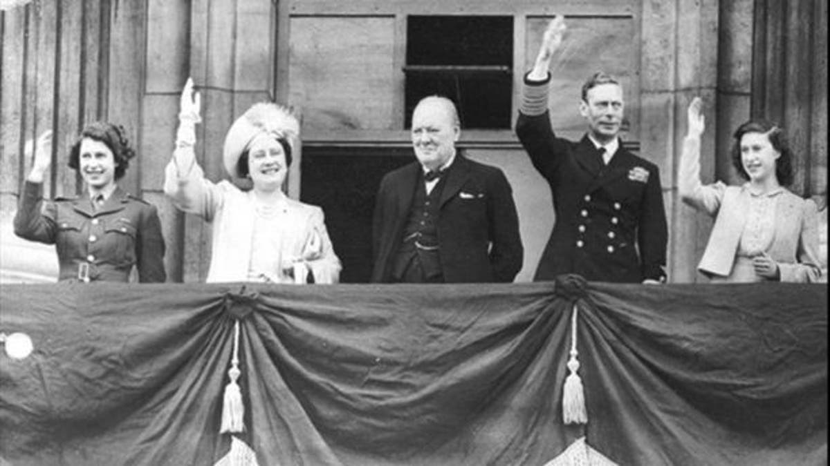 Winston Churchill and the royal family