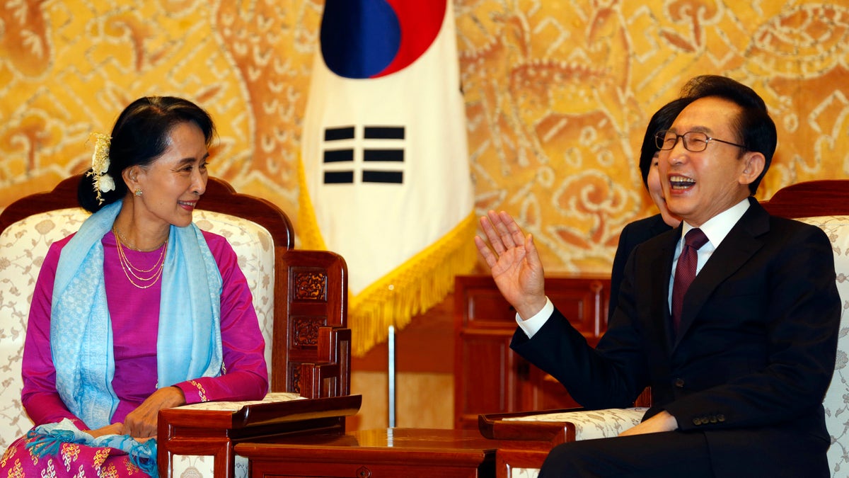 South Korea Suu Kyi